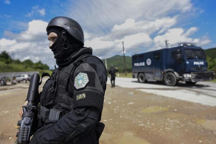 Kosovo special police said they met "armed resistance" in some of the mainly Serb north, as well as blockades from citizens who tried to prevent the crackdown on organised crime