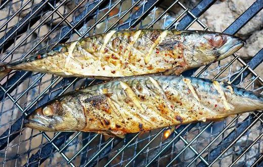 Grilled salmon