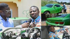 Brother Sammy receives a car gift from Obofuor