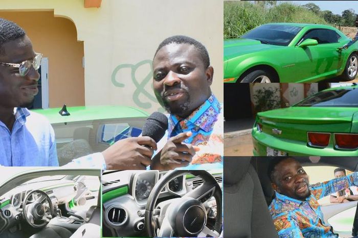 Brother Sammy receives a car gift from Obofuor