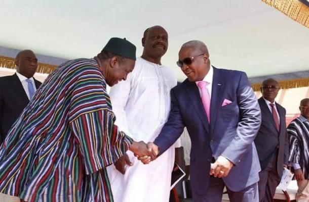 Alban Bagbin and John Mahama