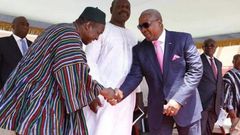 Alban Bagbin and John Mahama