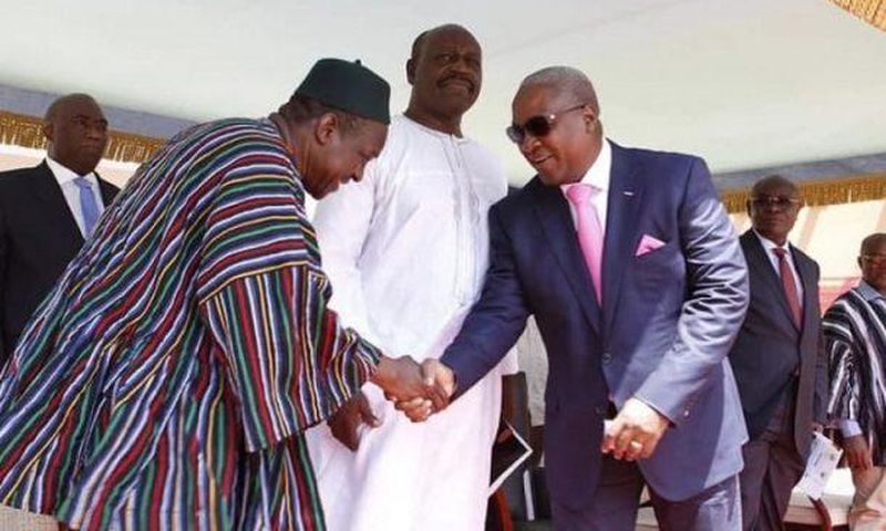 Alban Bagbin and John Mahama