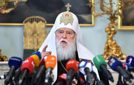 Honorary Patriarch Filaret, 90, accused the young head of the newly created united church of reneging on an agreement to share power