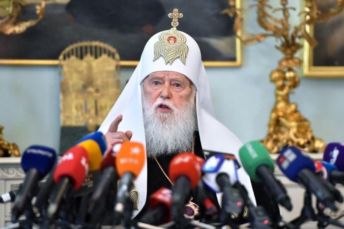 Honorary Patriarch Filaret, 90, accused the young head of the newly created united church of reneging on an agreement to share power