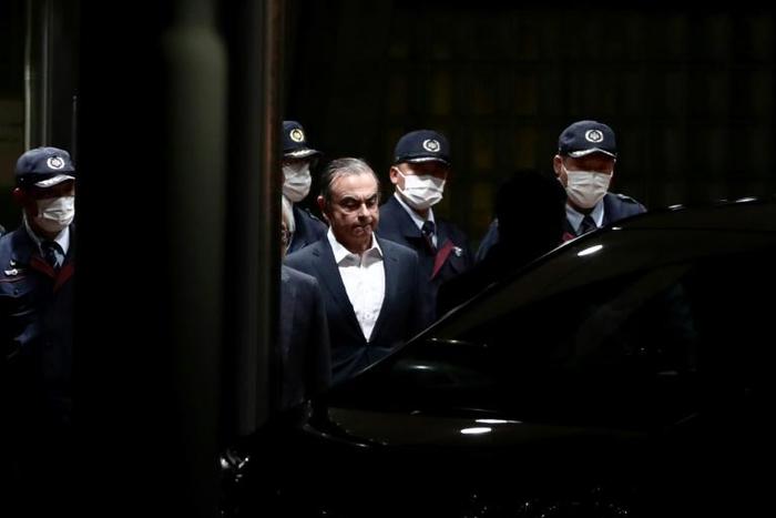 Ghosn, who claims his innocence, awaits trial over charges of under-reporting his salary for years while at Nissan and using company funds for personal expenses