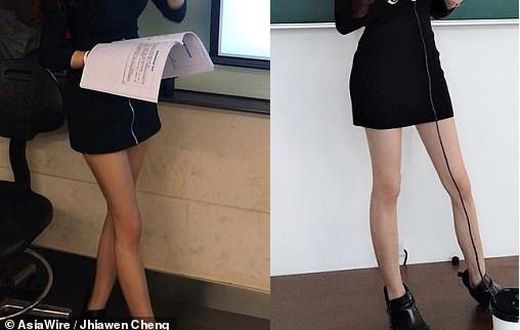 Students simply can’t concentrate when this sexy lecturer steps in the lecture hall