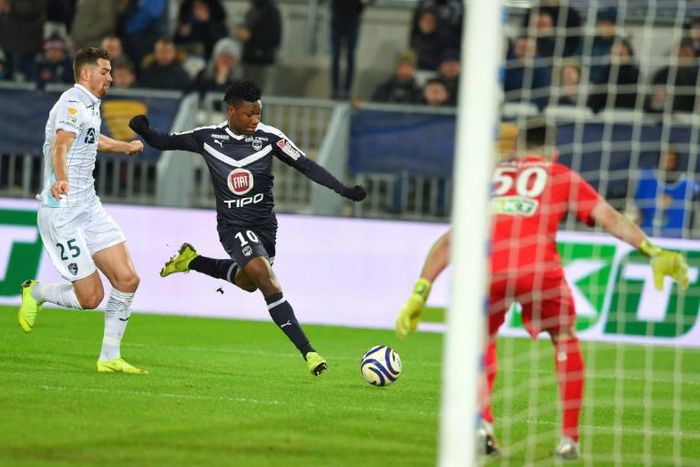 Bordeaux's Nigerian forward Samuel Kalu in action in January