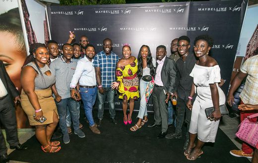 Maybelline and DJ Cuppy light up Accra with an exciting makeup event