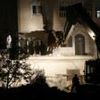 Israeli forces use a bulldozer to destroy two apartments that were home to the family of a Palestinian accused of the February killing of an Israeli woman in a pre-dawn operation in the flashpoint West Bank city of Hebron