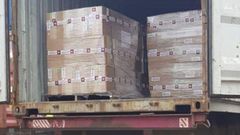 Container with firearms