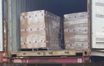 Container with firearms