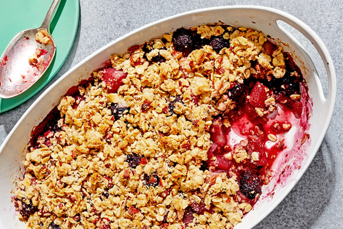 Vegan Blackberry And Pear Crisp Recipe