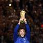 Argentina, Paraguay and Uruguay had already submitted a joint bid to host the World Cup in 2030 (trophy pictured with French goalkeeper Hugo Lloris in September 2018), but those countries' presidents agreed to Chile's participation in the bid