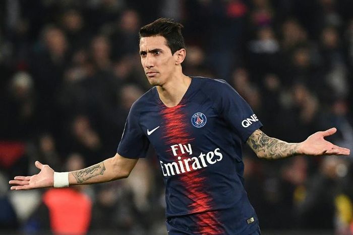Angel Di Maria scored a stunning free-kick as PSG beat Montpellier 5-1