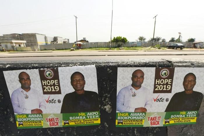 Gubernatorial campaigning in Rivers state, where the vote count was suspended on Sunday