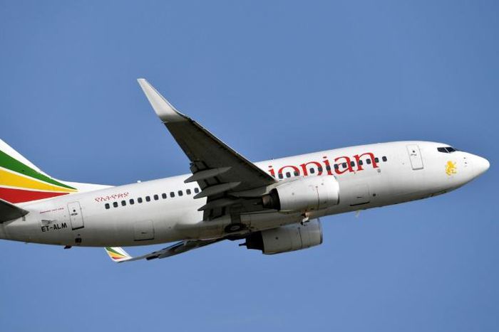 Ethiopian Airlines, with more than 100 aircraft, is the largest in Africa. Pictured here: a Boeing 737-700 aircraft taking off in November 2018
