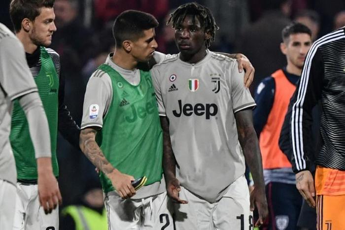 Kean had objects thrown at him while celebrating his goal