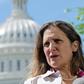 Canadian Foreign Affairs Minister Chrystia Freeland, shown in this May 15, 2019 photo, says "eternal vigilance" is needed against US protectionism