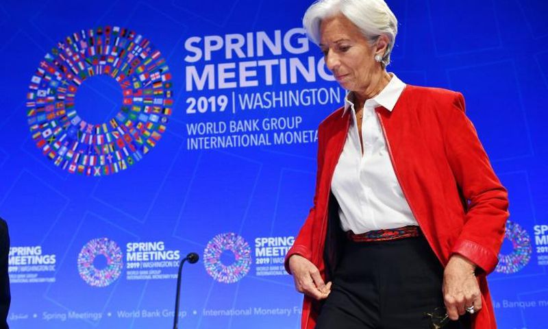International Monetary Fund Managing Director Christine Lagarde says the IMF is working to collect data on the rising amount of loans to developing countries, including from China