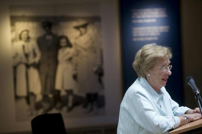 Eva Schloss told reporters following the meeting in Newport Beach that the teens had apologized profusely for the incident and had "learned a lesson for life"