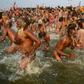 More than 30 million devotees were expected to immerse themselves at the confluence of three rivers - the Ganges, the Yamuna, and the mythical Saraswati