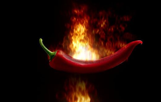 Flaming hot pepper