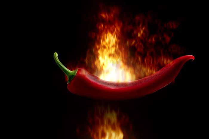 Flaming hot pepper