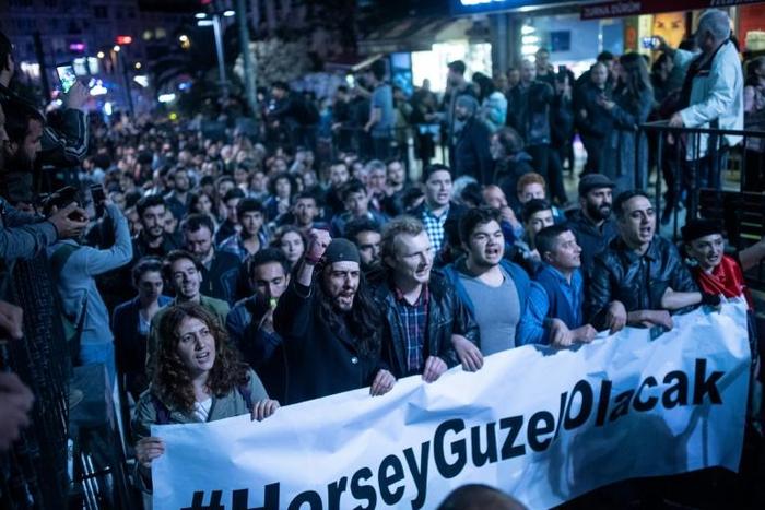 Their slogan -- #herseycokguzelolacak, meaning "everything will be fine" -- has gone viral on social media