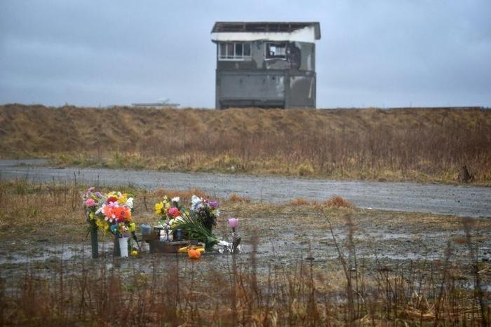 Tributes were left all over the country on the eighth anniversary of the 2011 tsunami disaster