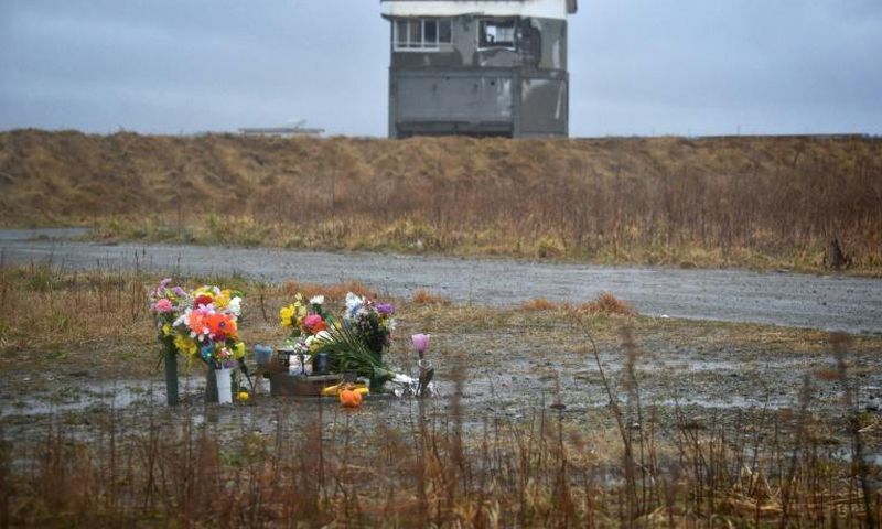 Tributes were left all over the country on the eighth anniversary of the 2011 tsunami disaster