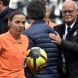 Frappart became the first female Ligue 1 referee on Sunday