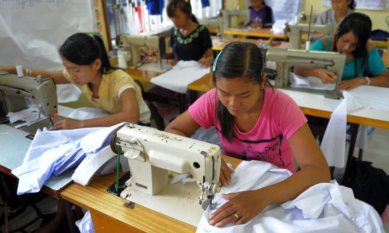 Cambodia's garment and footwear industry employs over 700,000 workers and exports goods worth more than $4 billion annually