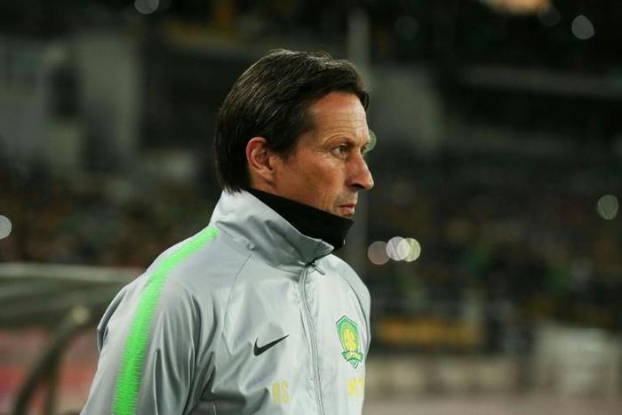 Beijing Guoan's German coach Roger Schmidt took the club to FA Cup glory last season