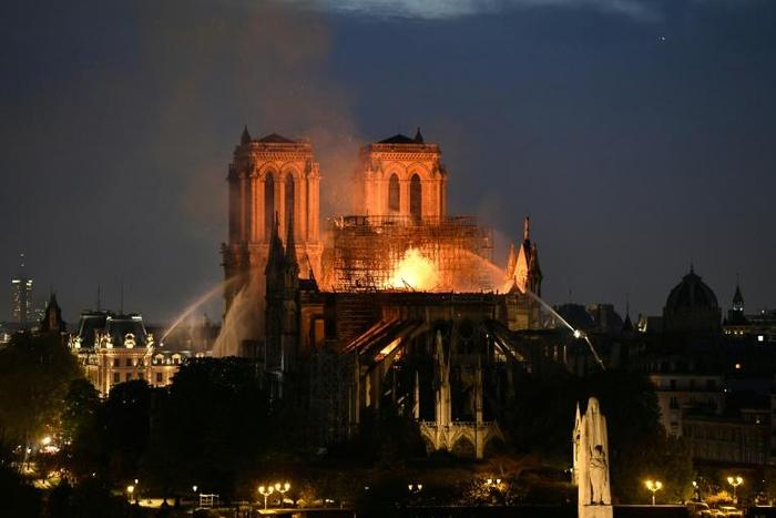 A devastating fire that destroyed the roof of the emblematic Notre-Dame cathedral in Paris has spurred an outpouring grief -- and donations to help rebuild