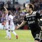 Ajax's Daley Blind celebrates scoring the first goal in the Dutch Cup final triumph four days before hosting Spurs in the Champions League semi final