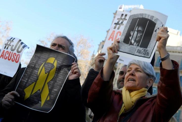 The defendants are being accused of rebellion and misuse of public funds for pushing an independence referendum in October 2017 in defiance of a court ban
