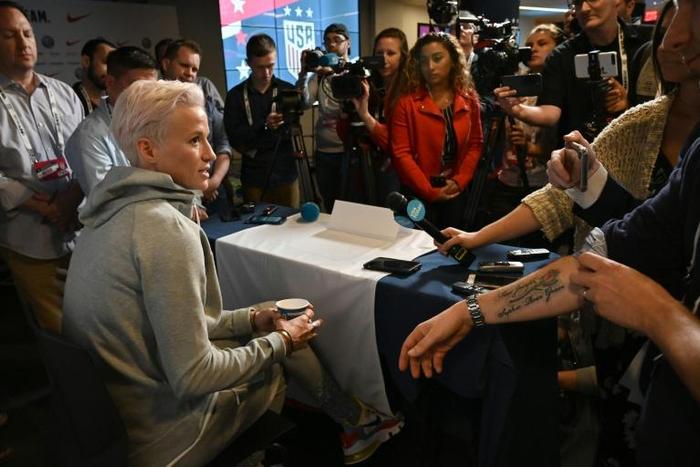 Megan Rapinoe criticised FIFA's 'ridiculous' scheduling of the international calendar ahead of next month's Women's World Cup