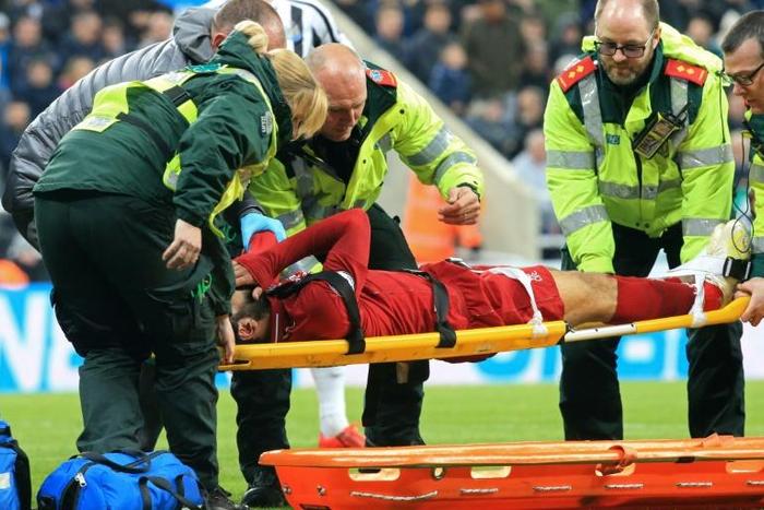 Mohamed Salah was concussed during Liverpool's 3-2 win at Newcastle on Saturday