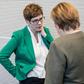 CDU leader Annegret Kramp-Karrenbauer says that on some days she speaks more frequently with Angela Merkel than with her own husband