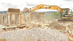 Danfa houses demolished