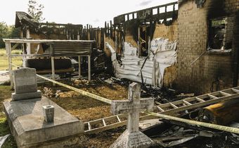 A Charred Gas Can, a Receipt and an Arrest in Church Fires
