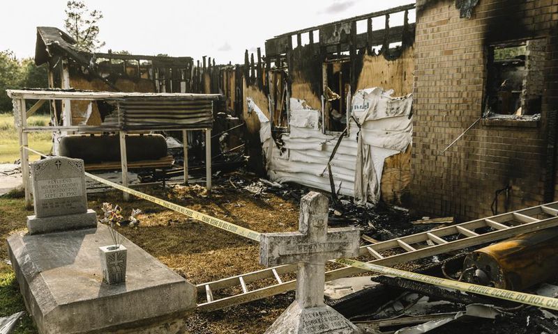 A Charred Gas Can, a Receipt and an Arrest in Church Fires
