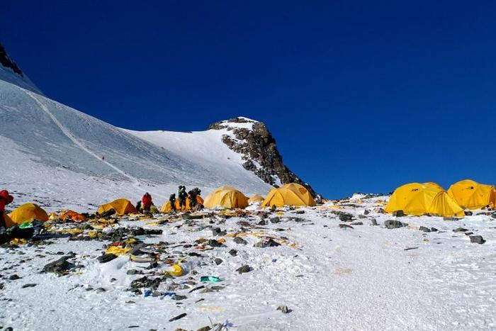 Decades of commercial mountaineering have turned Mount Everest into the world's highest rubbish dump