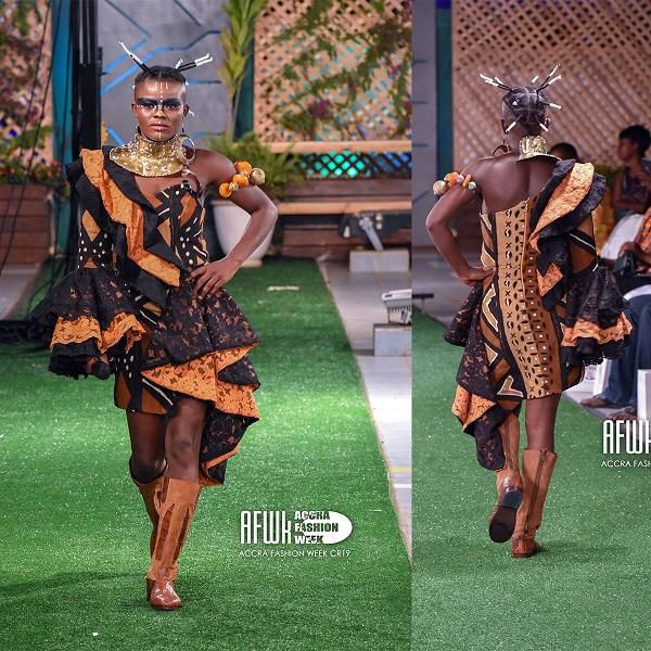 Wiyaala models, sings at Accra Fashion Week 2019