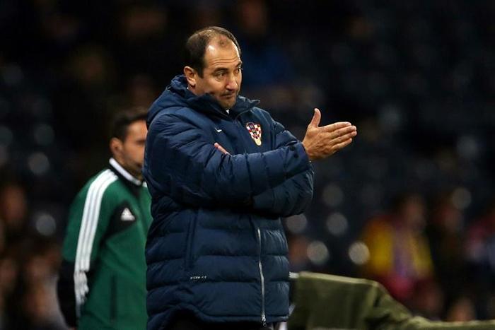 Igor Stimac seen here on the touchline when Croatia played Scotland in 2014 World Cup qualifying