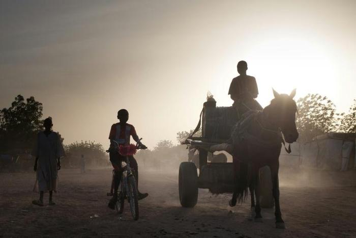 Heat and dust: Treguine camp in eastern Chad houses 25,000 refugees from Darfur, in neighbouring Sudan. Some have languished there for 15 years