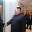 North Korean leader Kim Jong Un and US President Donald Trump shake hands in Hanoi, where their summit was seen as disappointment