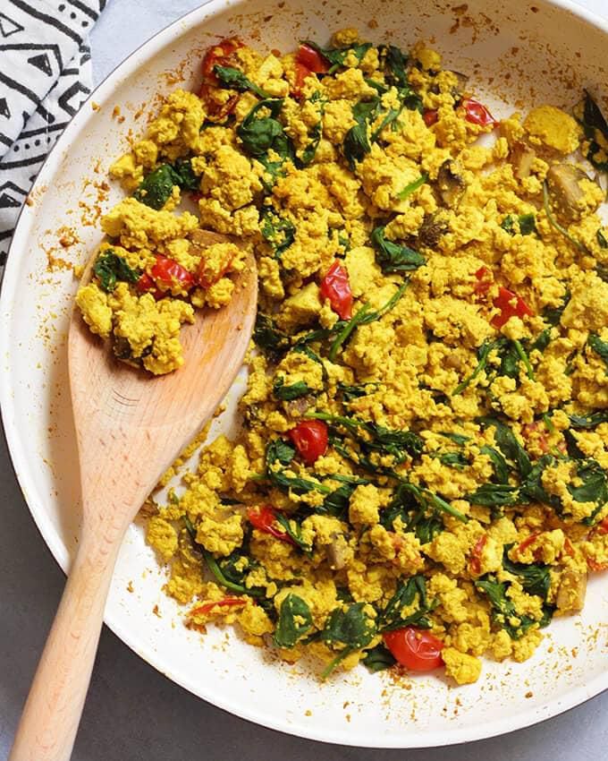 Scrambled tofu