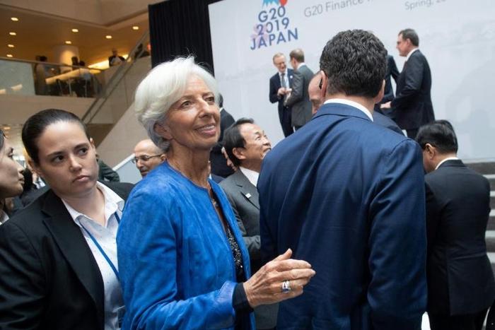 IMF Managing Director Christine Lagarde's (pictured April 12, 2019) remarks come as some central bankers around the world face increased pressure to bend to the objectives of political leaders and heads of state